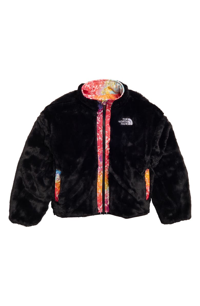 The North Face Kids' Shasta Reversible Jacket, Alternate, color, Radiant Poppy Blowing Wind