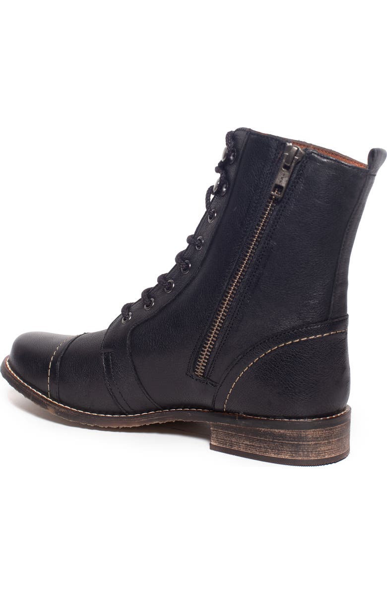 Unity in Diversity Liberty Organic Leather Combat Boot, Alternate, color,