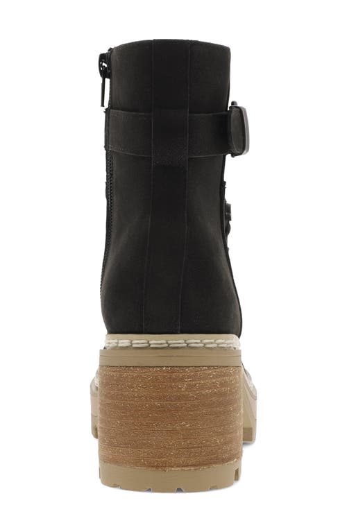 Mia Toula Platform Bootie In Animal Print
