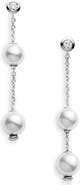 Mikimoto 'Pearls in Motion' Akoya Cultured Pearl Earrings