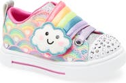 SKECHERS Kids' Rainbow Cloud Light Up Sneaker