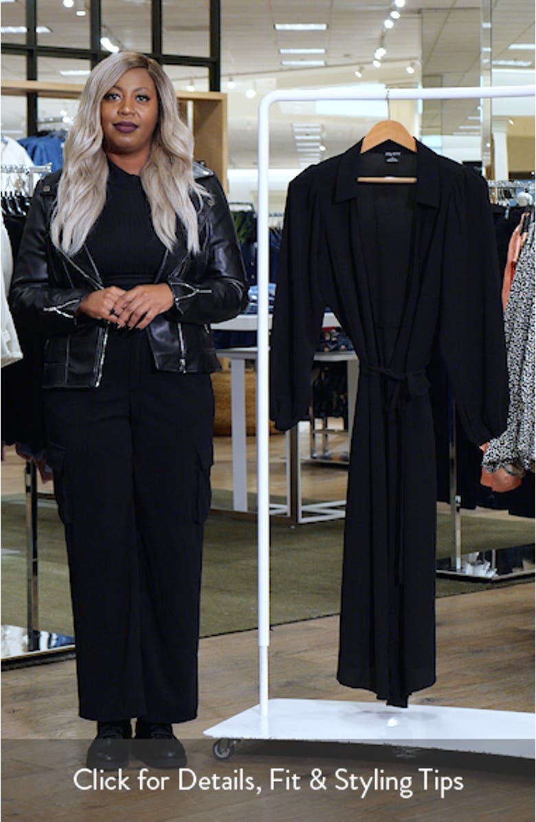 Arizona Long Sleeve Wrap Midi Dress, sales video thumbnail