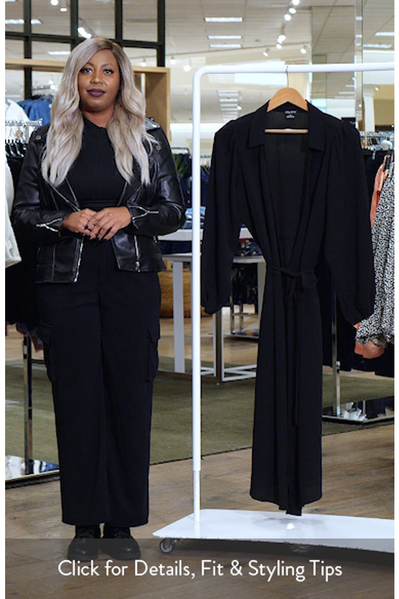 Arizona Long Sleeve Wrap Midi Dress video