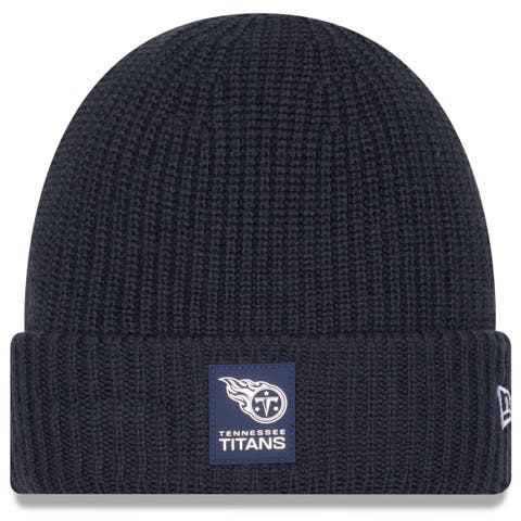 Men's New Era Charcoal Tennessee Titans 2025 Sideline Cold Weather Cuffed Knit Hat