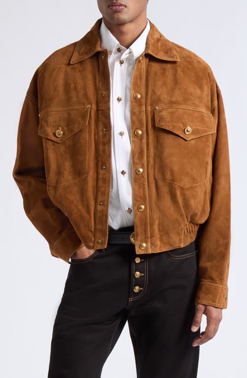 Suede Blouson Leather Jacket