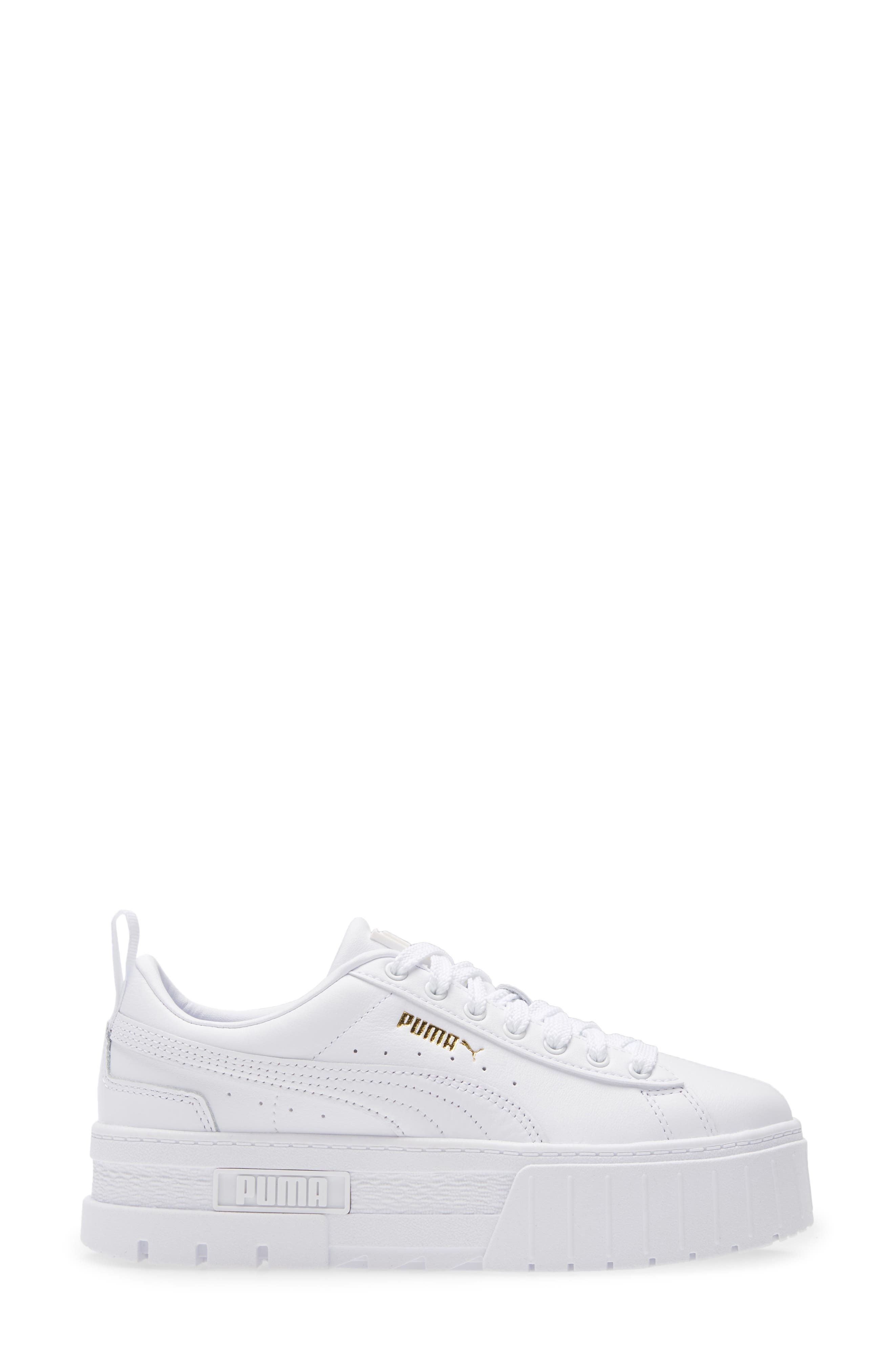 PUMA Mayze Classic Platform Sneaker, Alternate, color, Puma White