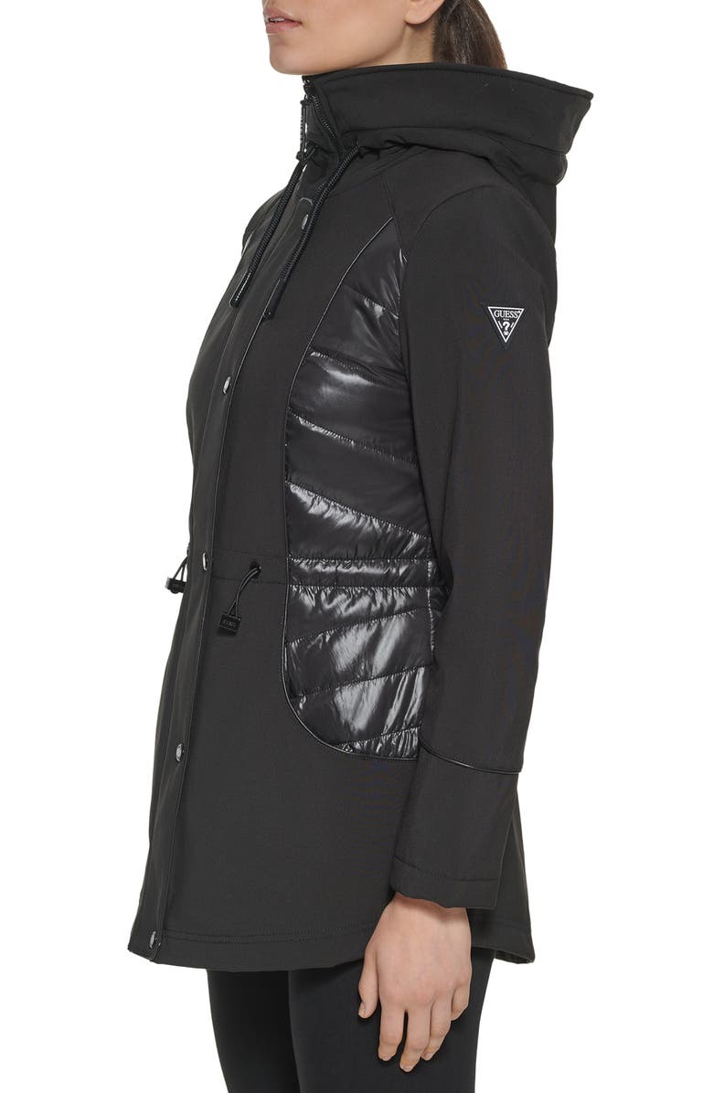 GUESS Water-Resistant Hooded Jacket, Alternate, color,