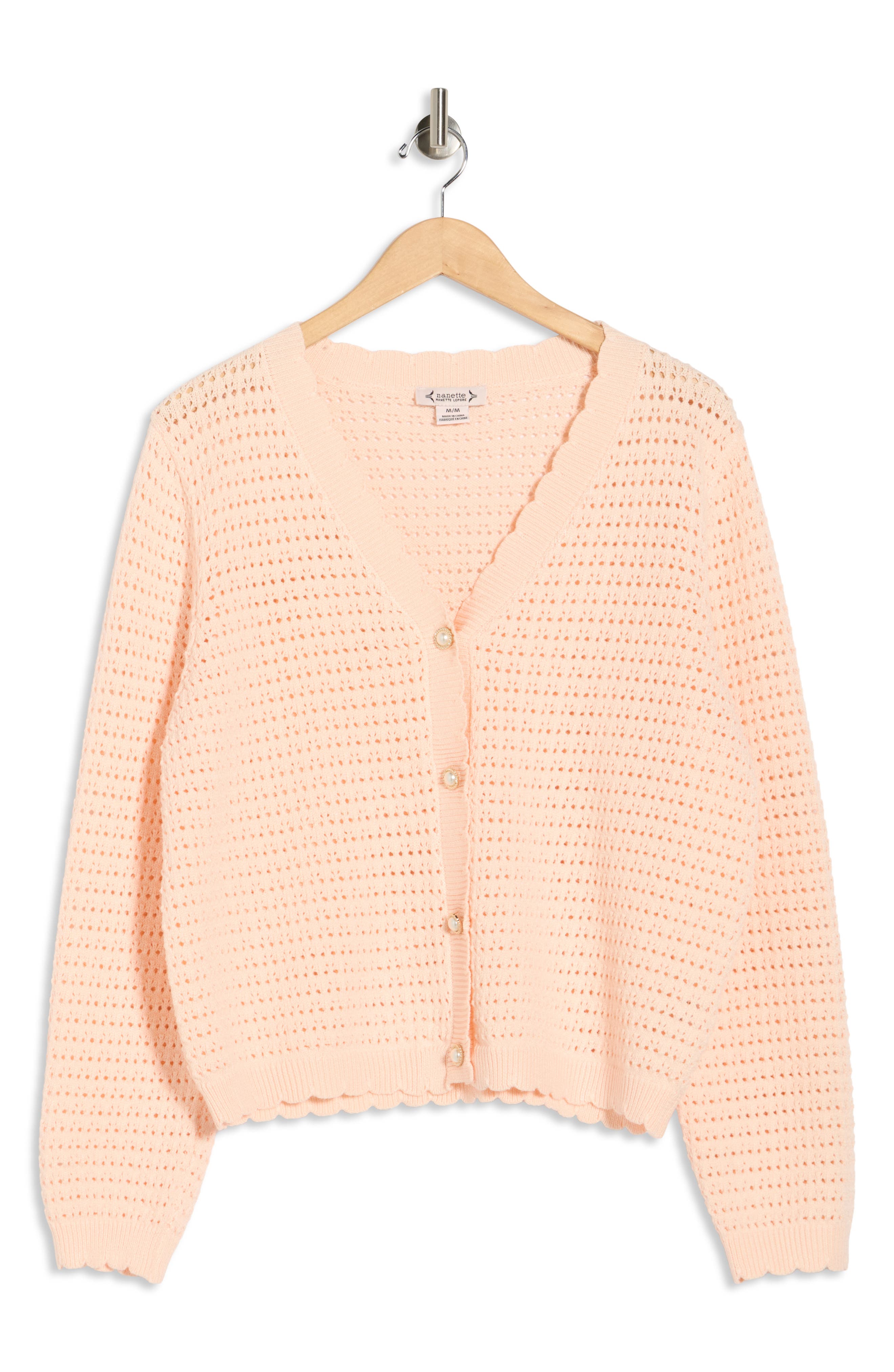 Nanette Lepore Open Stitch Cardigan