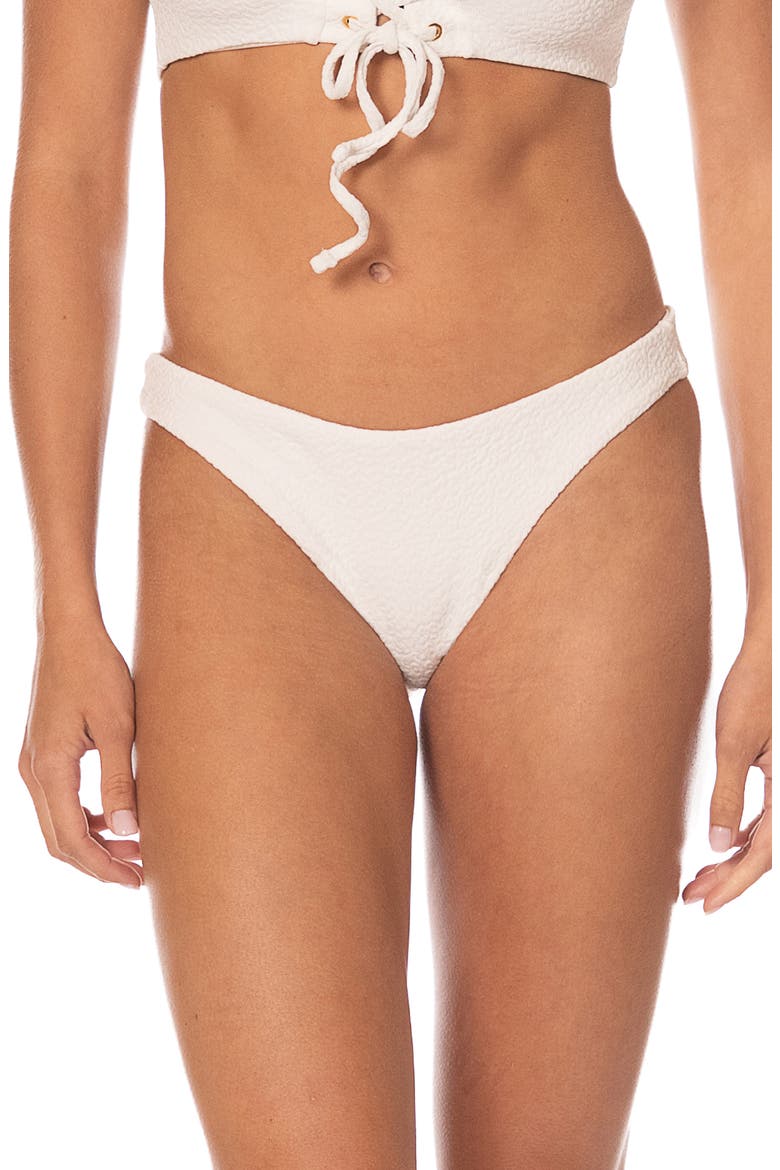 Coconut Milk Sublimity Reversible Bikini Bottoms, Main, color, WHITE