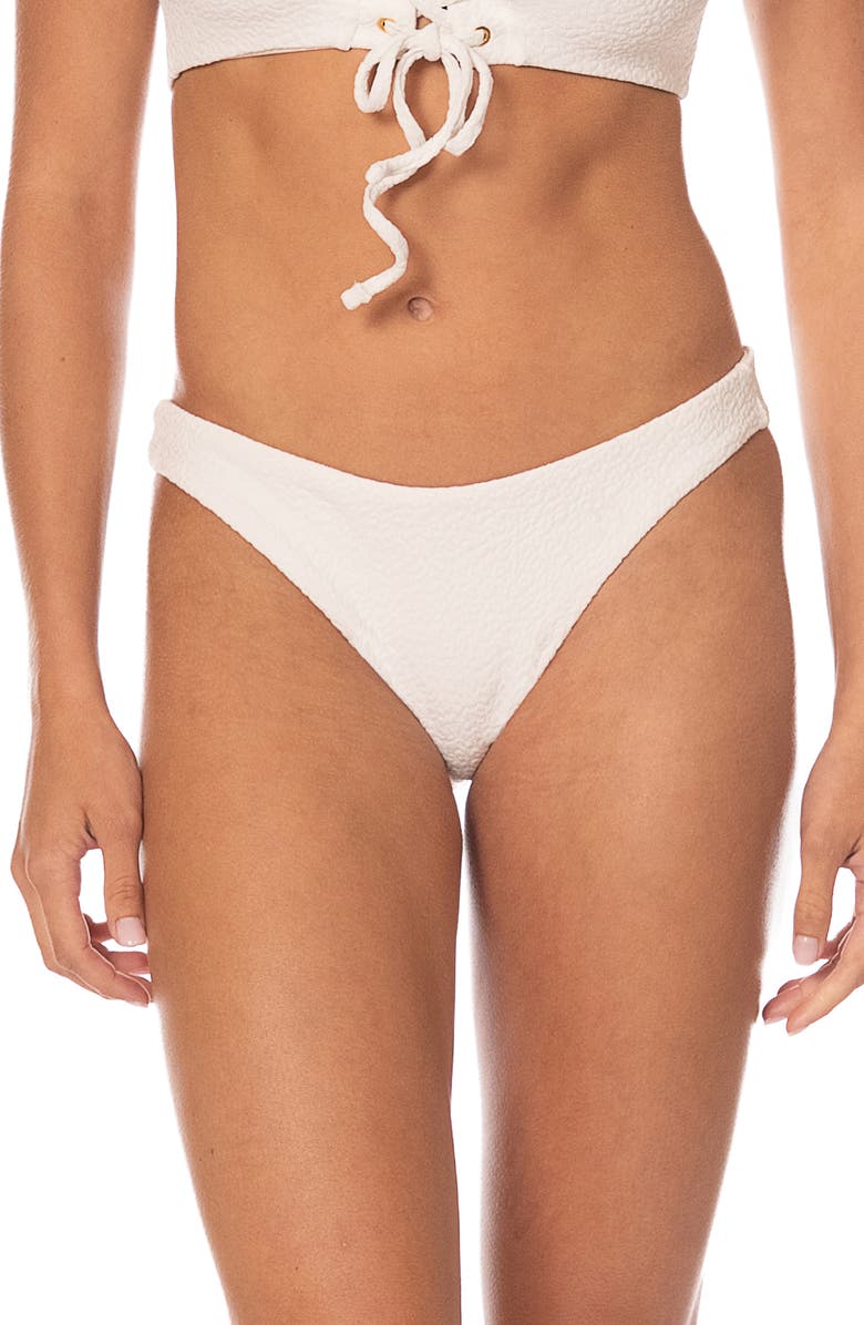 Maaji Coconut Milk Sublimity Reversible Bikini Bottoms, Main, color, White