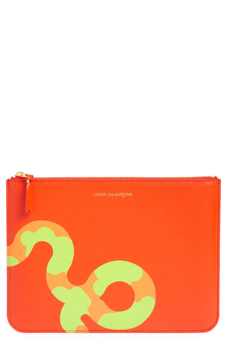 Comme des Garçons Wallets Ruby Eyes Snake Graphic Wallet, Main, color, 