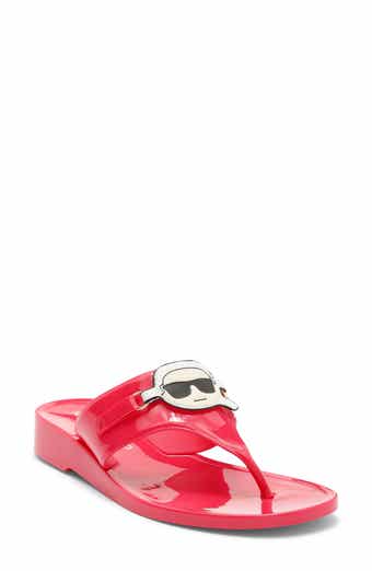 KARL LAGERFELD PARIS Vayla Wedge Flip Flop