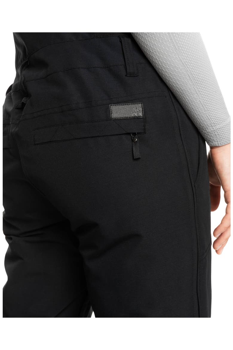 Rideout Insulated Water Repellent Snow Bib, Alternate, color, TRUE BLACK