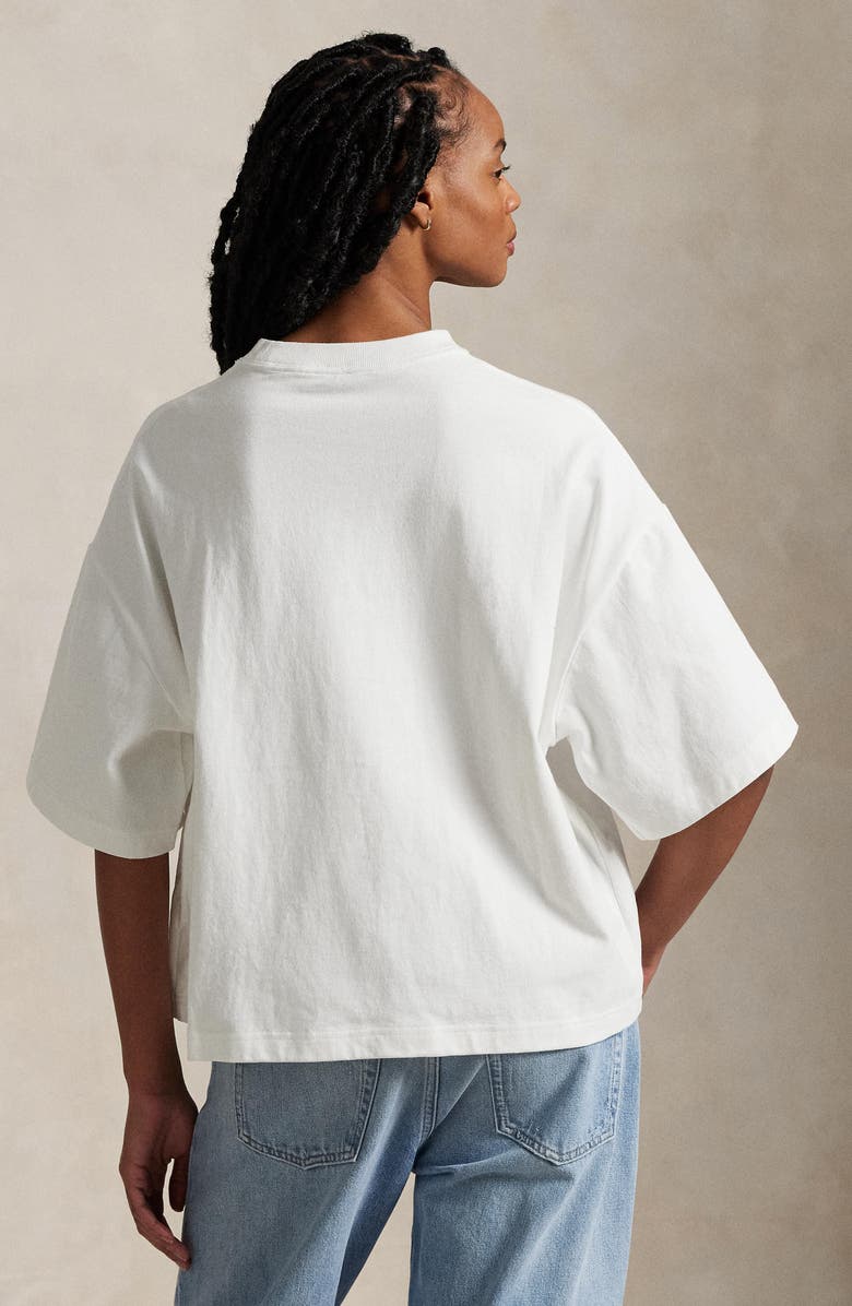 Polo Ralph Lauren Logo Oversize Cotton Graphic T-Shirt, Alternate, color, 