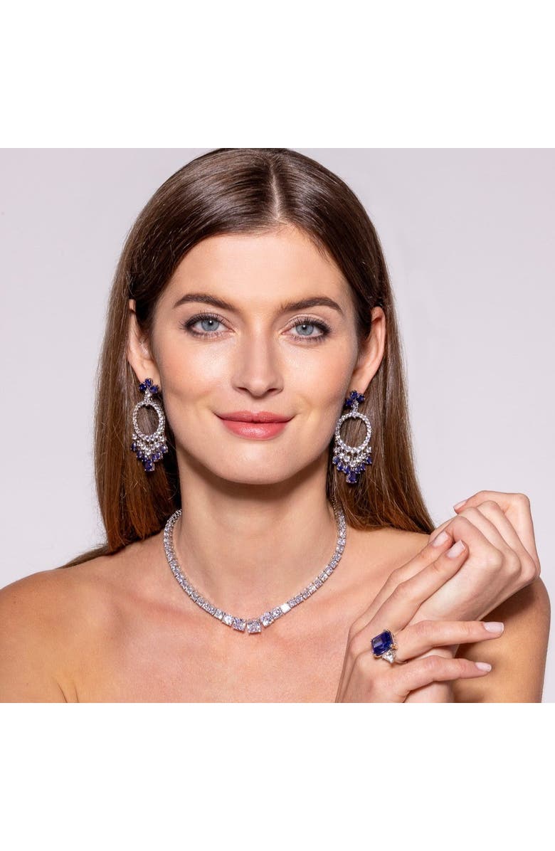 Anna Zuckerman Romanoff Statement Drops, Alternate, color, Blue Sapphire