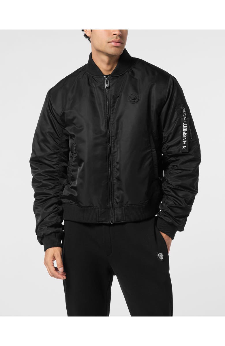 PLEIN SPORT Bomber Jacket Icon Men, Main, color, Black