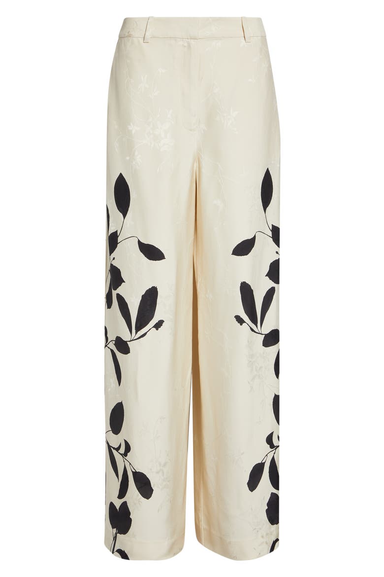Delilah Wide Leg Pants, Alternate, color, IVORY/ BLACK