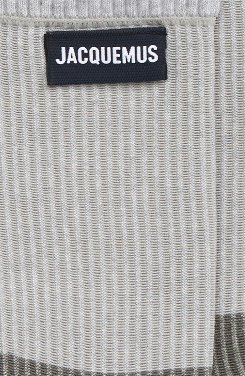Jacquemus Les Chaussettes Logo Organic Cotton Blend Socks, Alternate, color, 