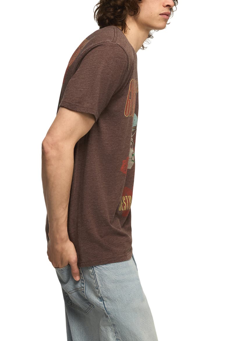 Guns N' Roses Graphic T-Shirt, Alternate, color, COFFEE BEAN