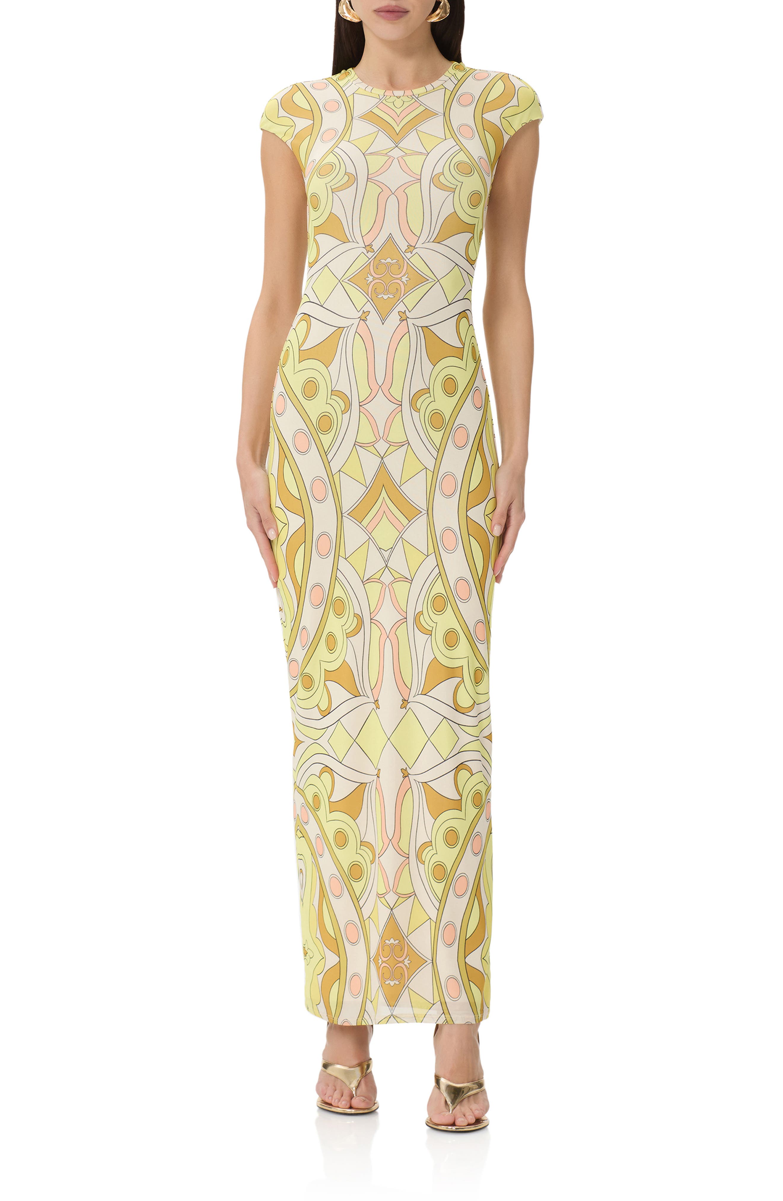 Cody Cap Sleeve Column Dress - image 3