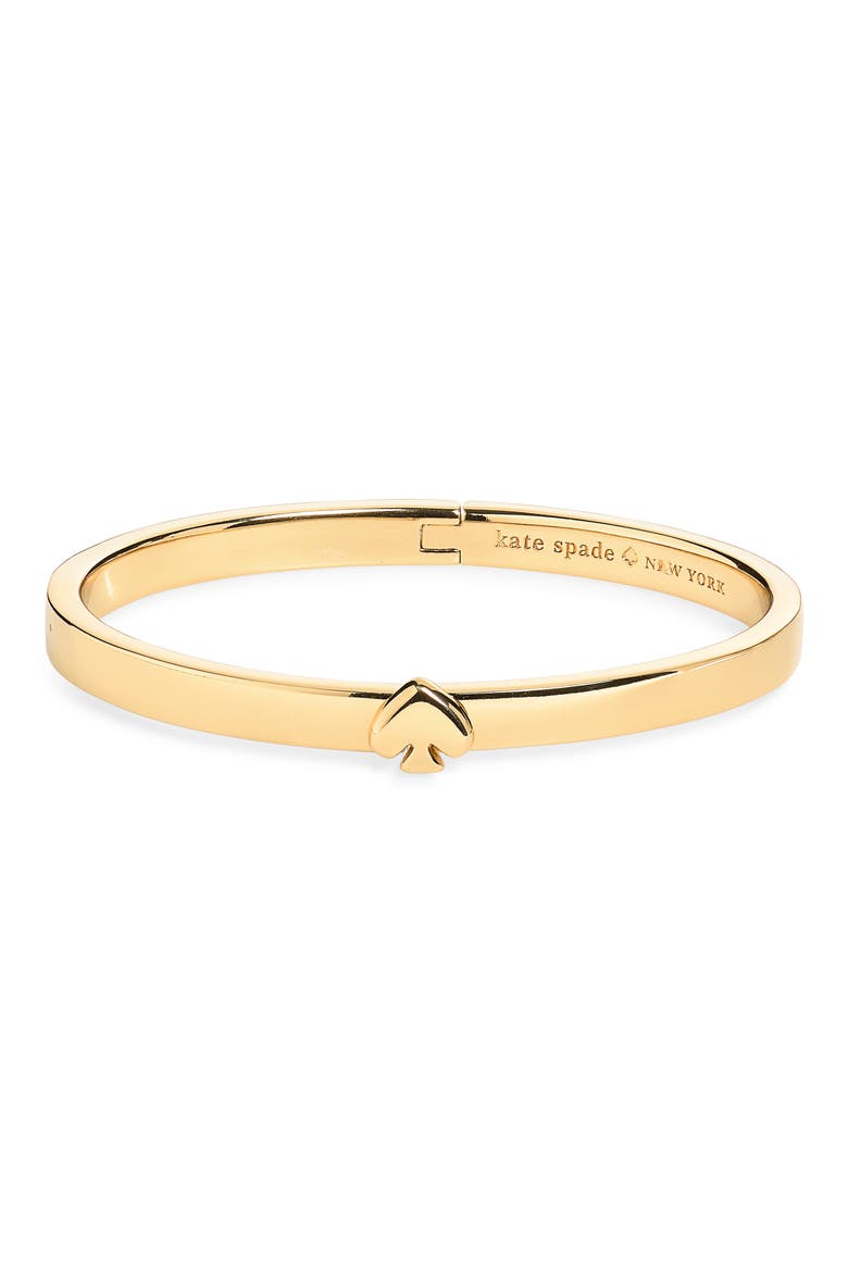 everyday spade slim bangle bracelet, Main, color, GOLD