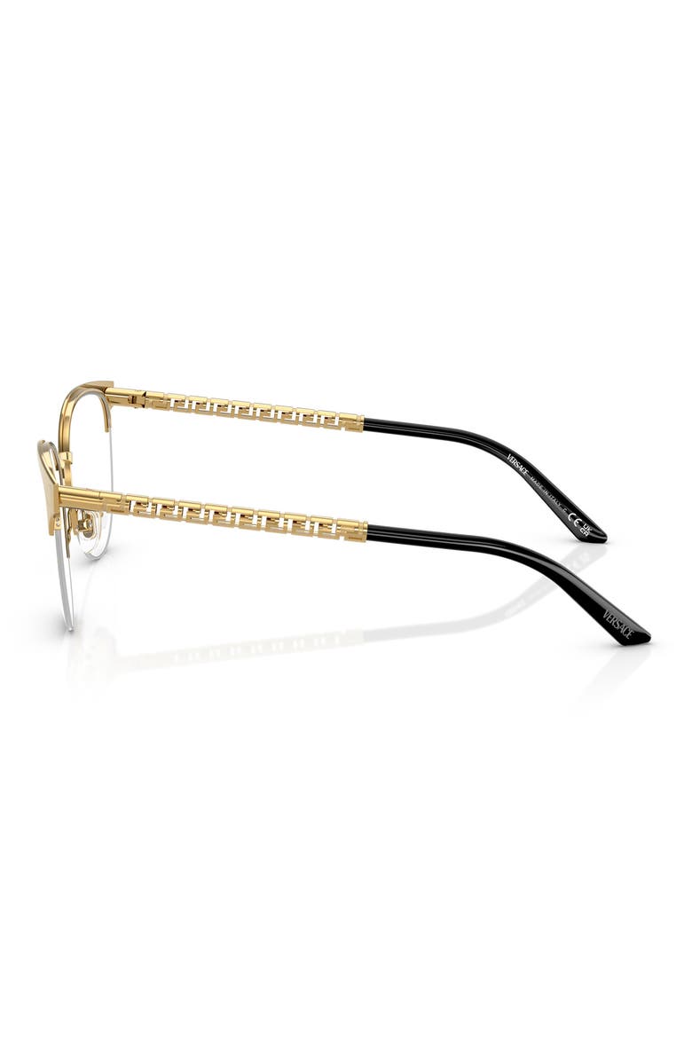53mm Cat Eye Optical Glasses, Alternate, color, GOLD