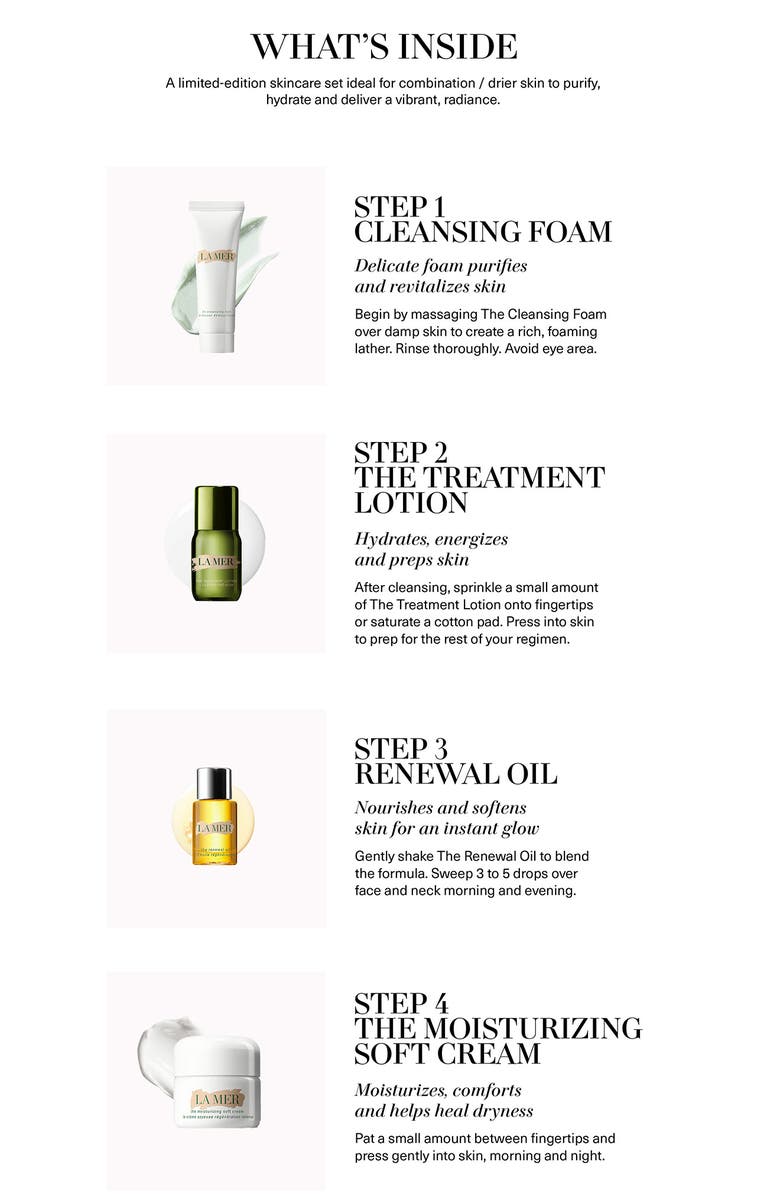 La Mer Luminous Renewal Set $155 Value, Alternate, color,