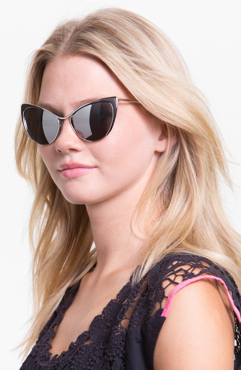 TOM FORD 'Nastasya' 56mm Sunglasses, Alternate, color, 