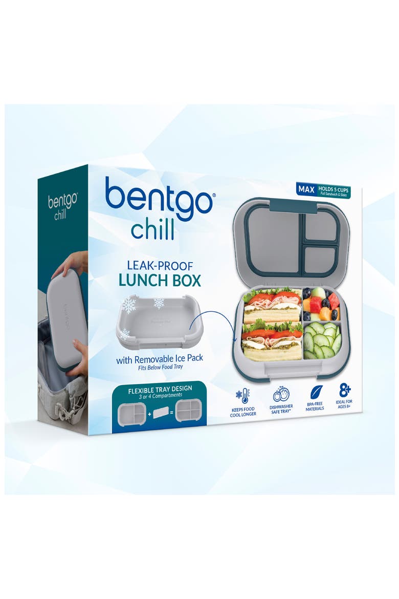 Chill Leak-Proof Lunch Box, Alternate, color, TEAL