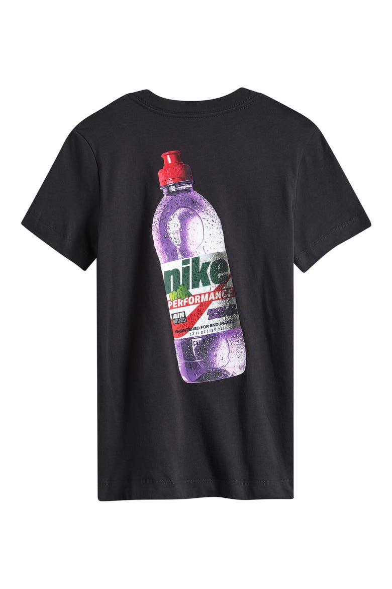 Kids' Max Performance Cotton Graphic T-Shirt, Alternate, color, OFF NOIR