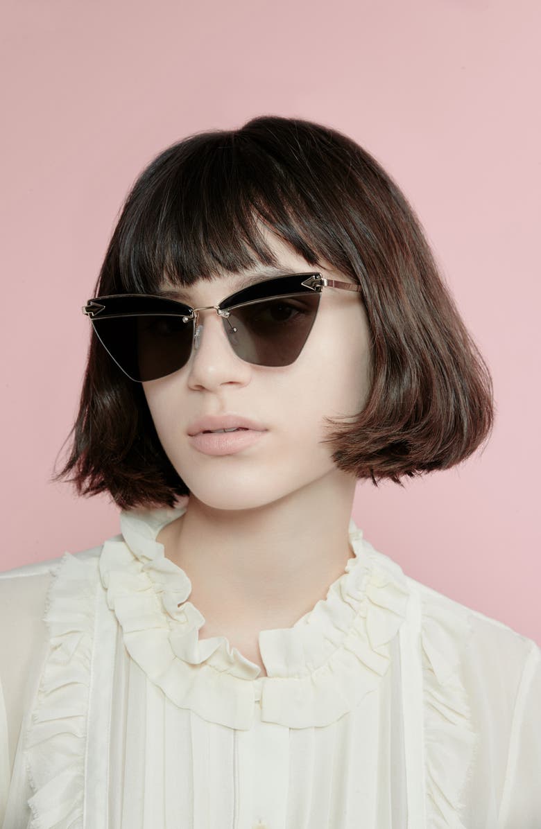 Karen Walker Sadie 59mm Sunglasses, Alternate, color, 