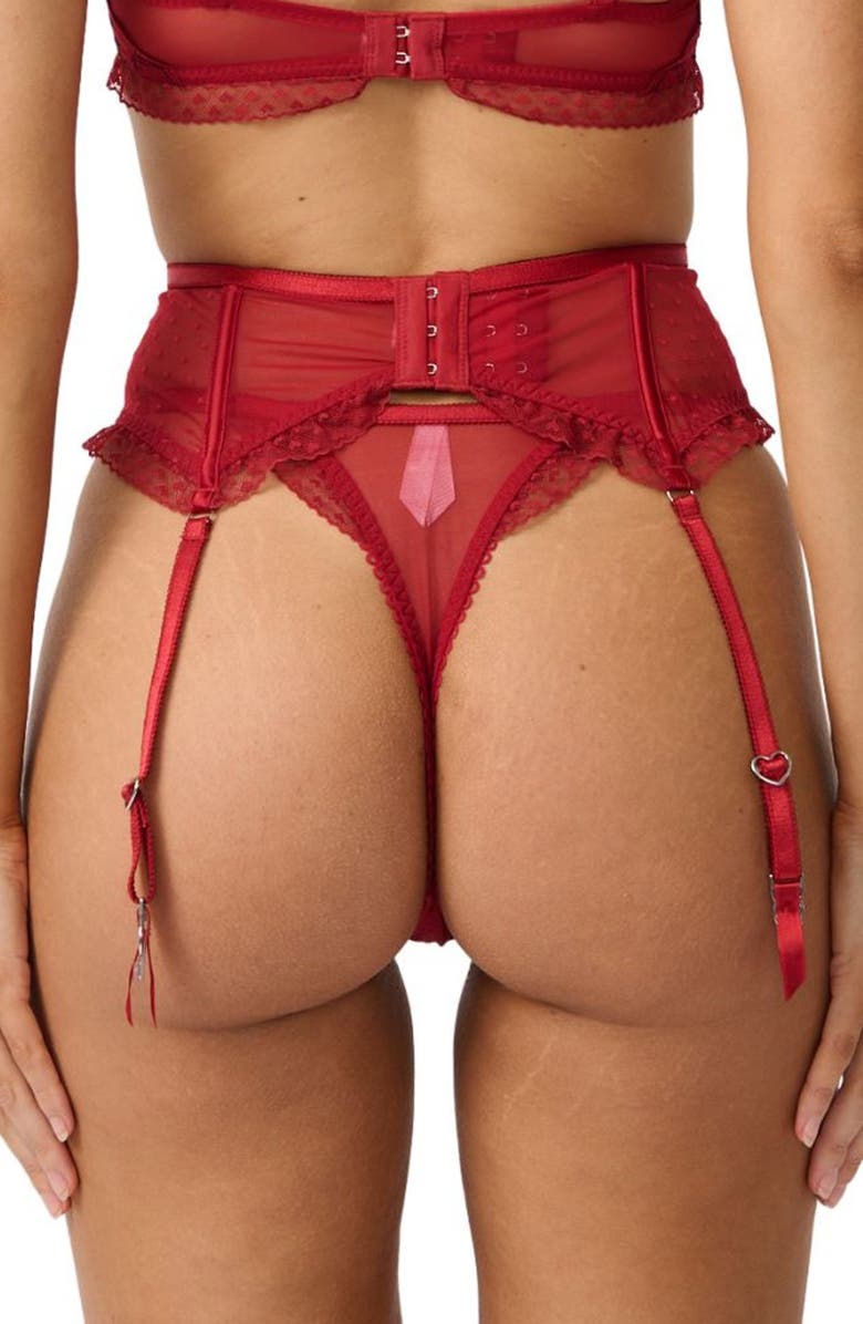 Kat The Label Cupid Thong, Alternate, color, Red