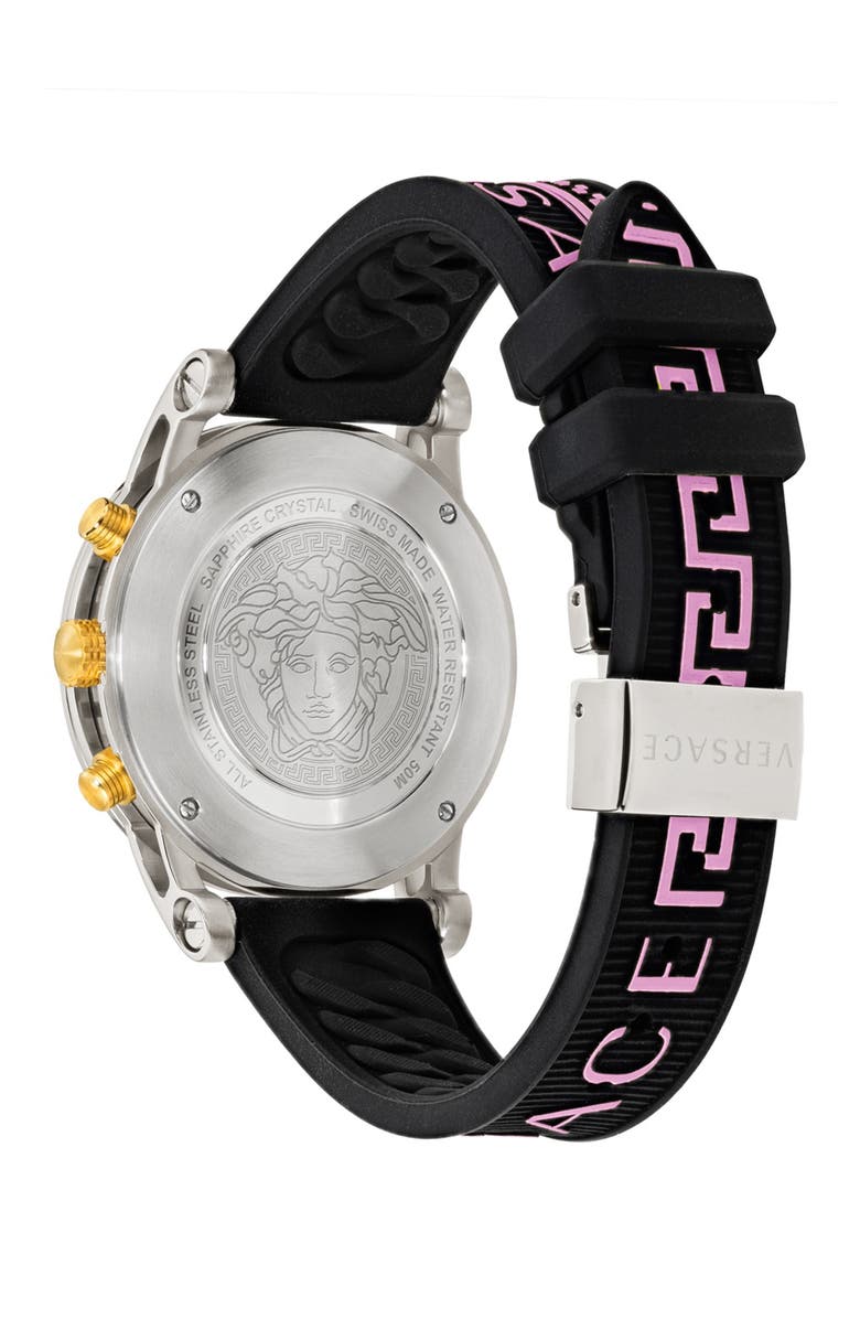 Versace Women's Sport's Tech Watch, 40mm, Alternate, color, Stainless Steel