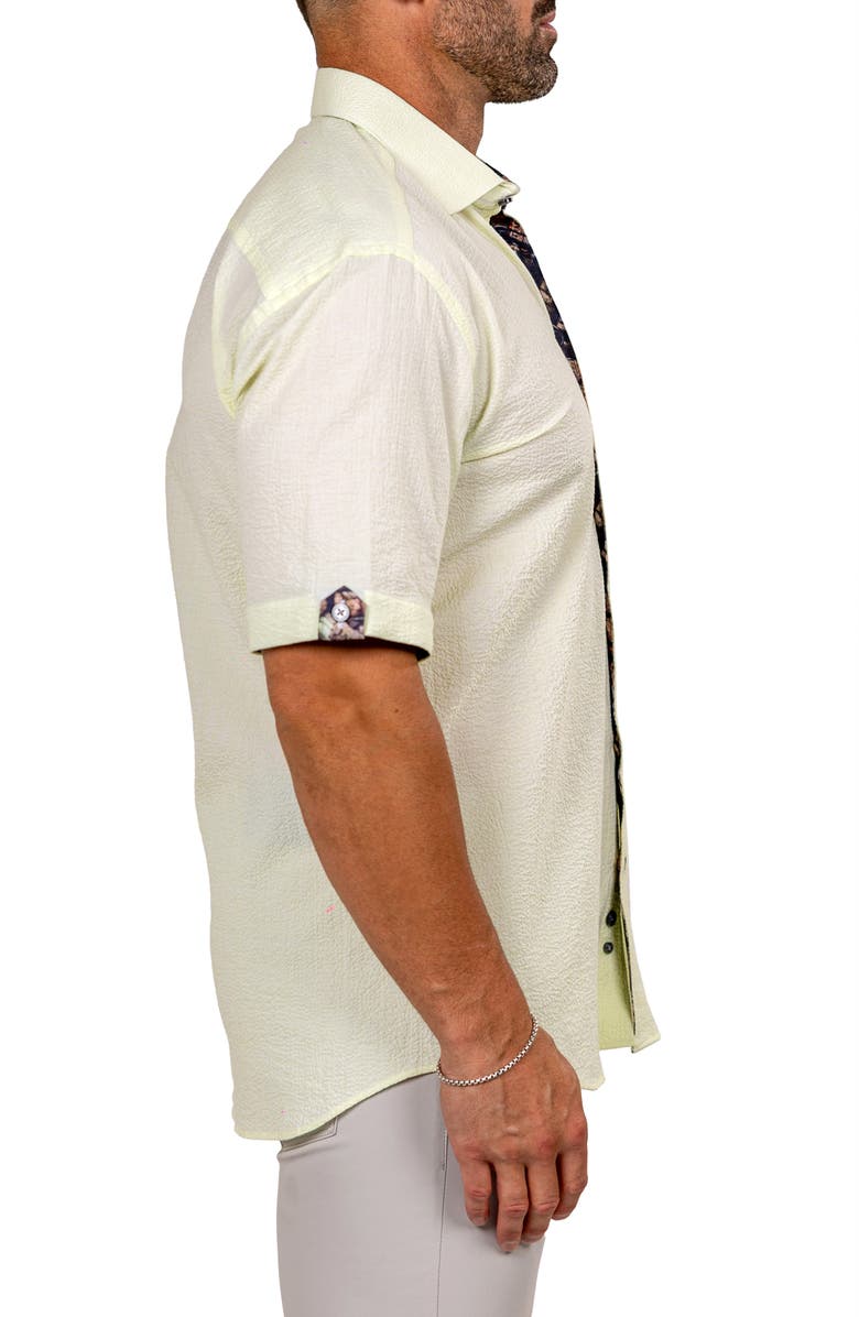 Maceoo Galileo Marthy Short Sleeve Button-Up Shirt, Alternate, color, 