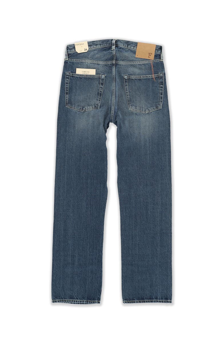 Fortela Unclejohn Japan Selvedge High-Waisted 5-Pocket Denim, Alternate, color, Blue