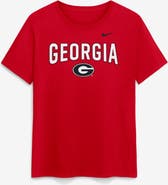 Nike Women's Nike Red Georgia Bulldogs Arch Logo T-Shirt