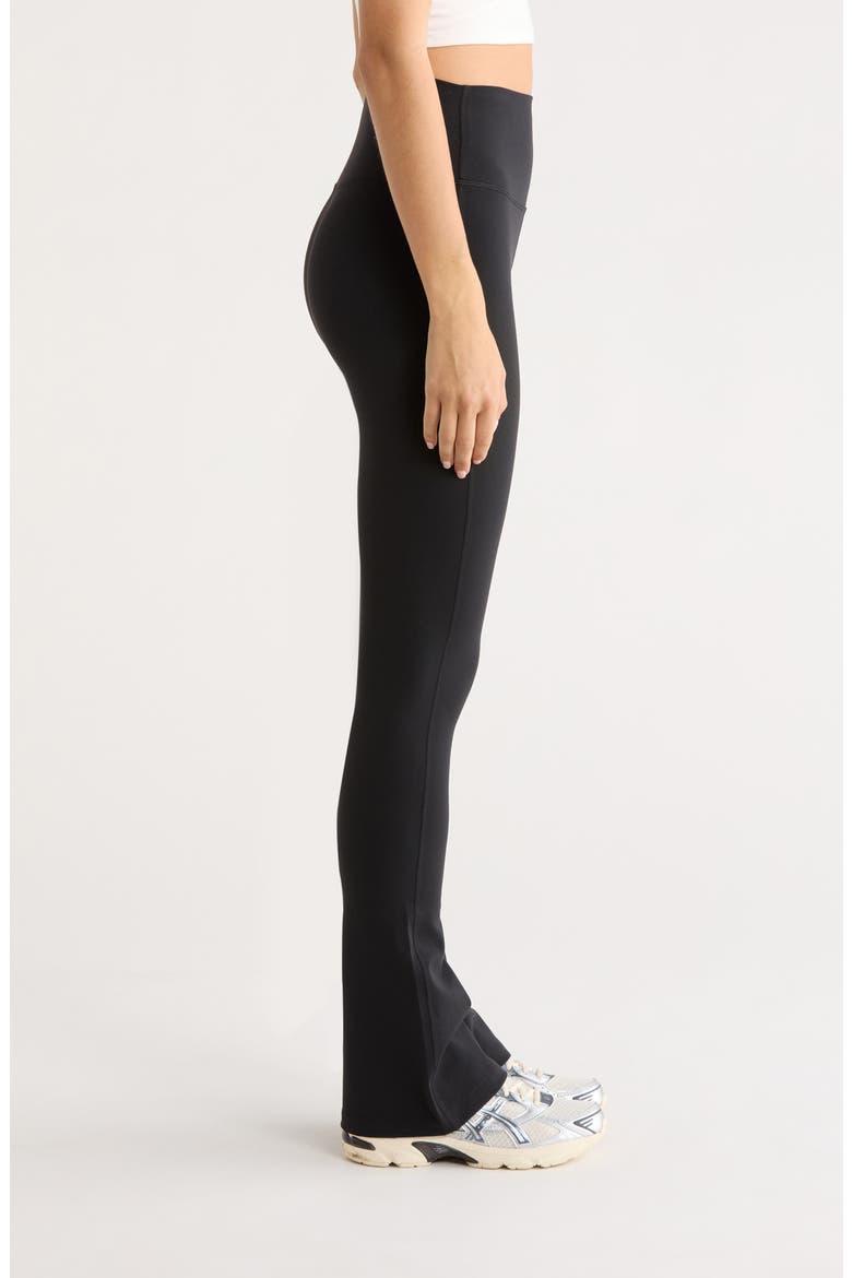 Raquel High Waist Supplex Flare Leg Pants, Alternate, color, BLACK