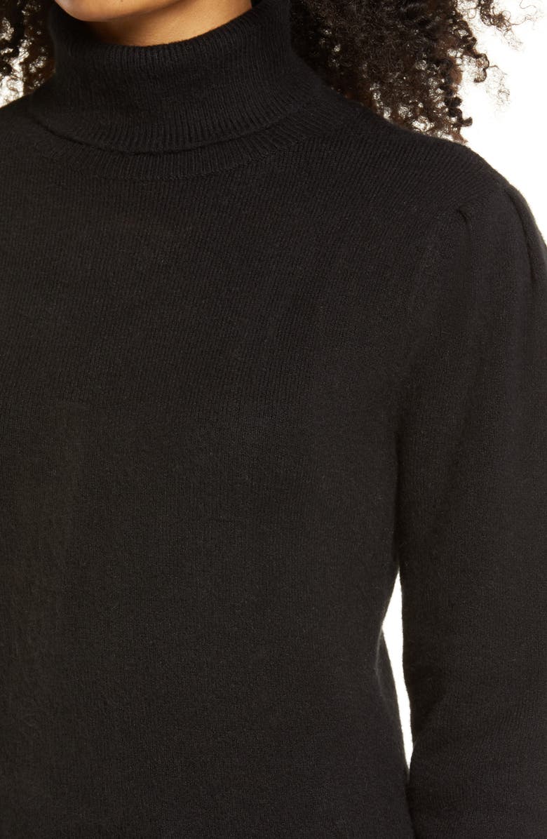 Rachel Parcell Rachell Parcell Puff Shoulder Turtleneck Sweater, Alternate, color, 