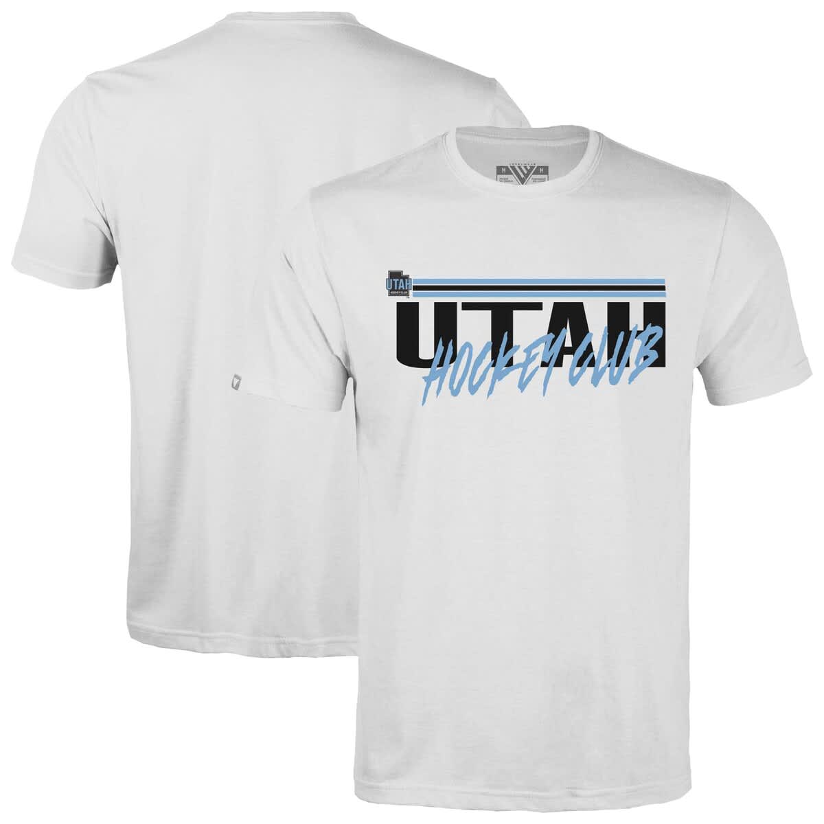 LEVELWEAR Men's Levelwear White Utah Hockey Club Richmond Etched T ...