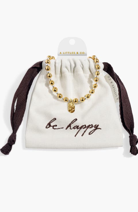 Words To Treasure 'Be Happy' Bracelet