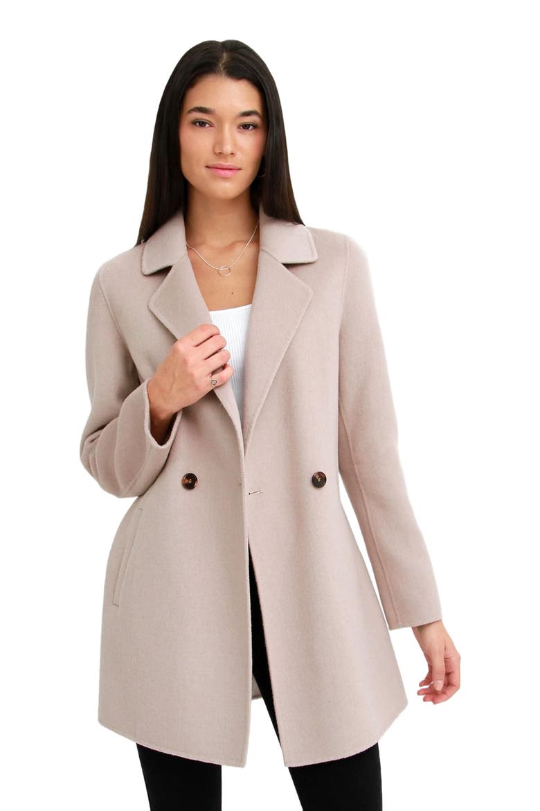 Electric Feel Drawstring Coat, Alternate, color, Sand