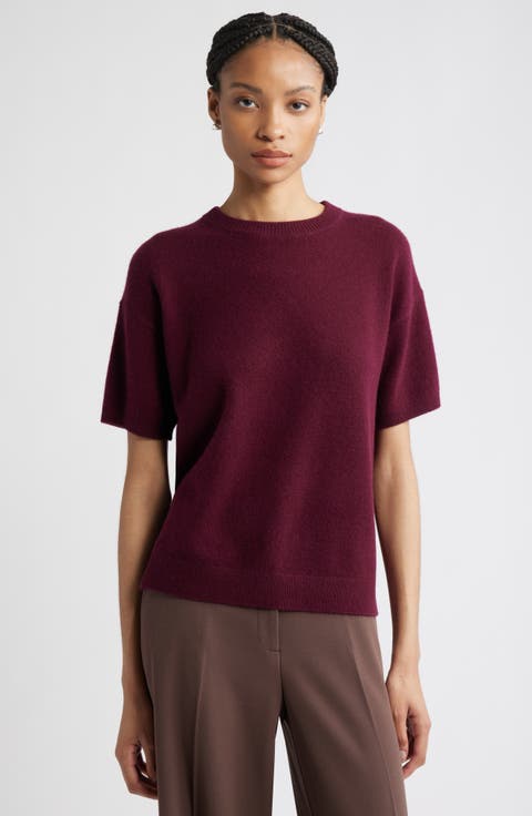 Short Sleeve Cashmere Sweater