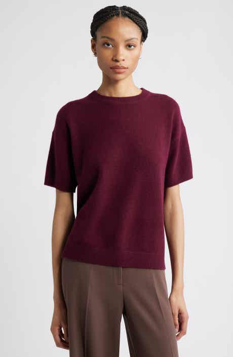 Nordstrom Short Sleeve Cashmere Sweater