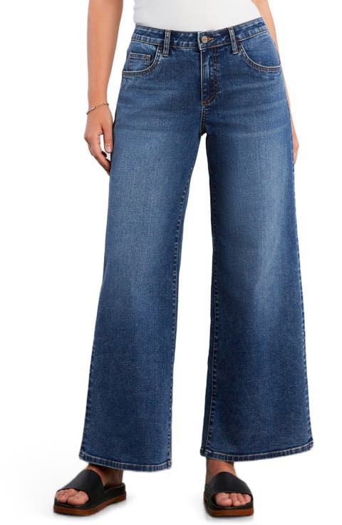 Relaxed Wide Leg Jeans