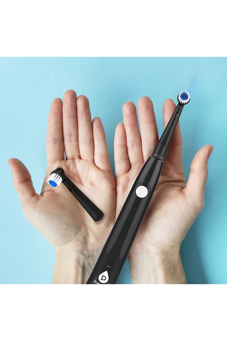 USB Rechargeable Rotary Toothbrush, Alternate, color, BLACK