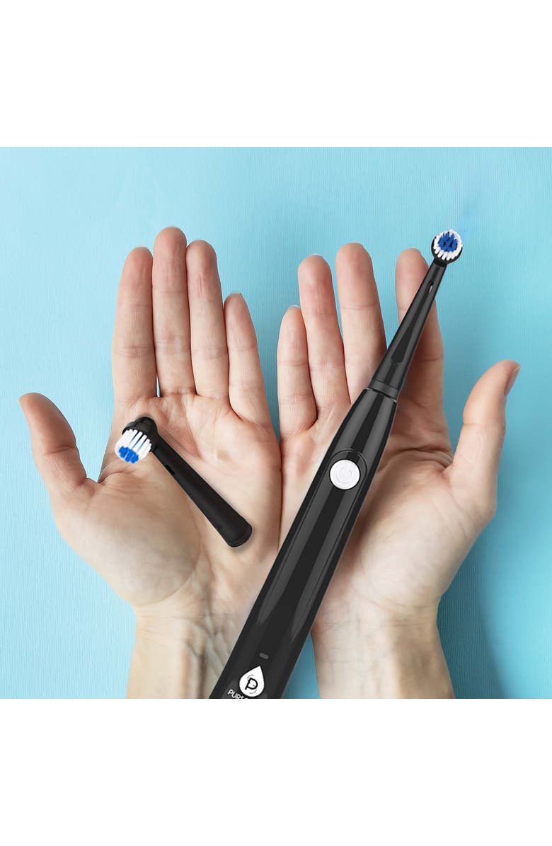 PURSONIC USB Rechargeable Rotary Toothbrush, Alternate, color, Black