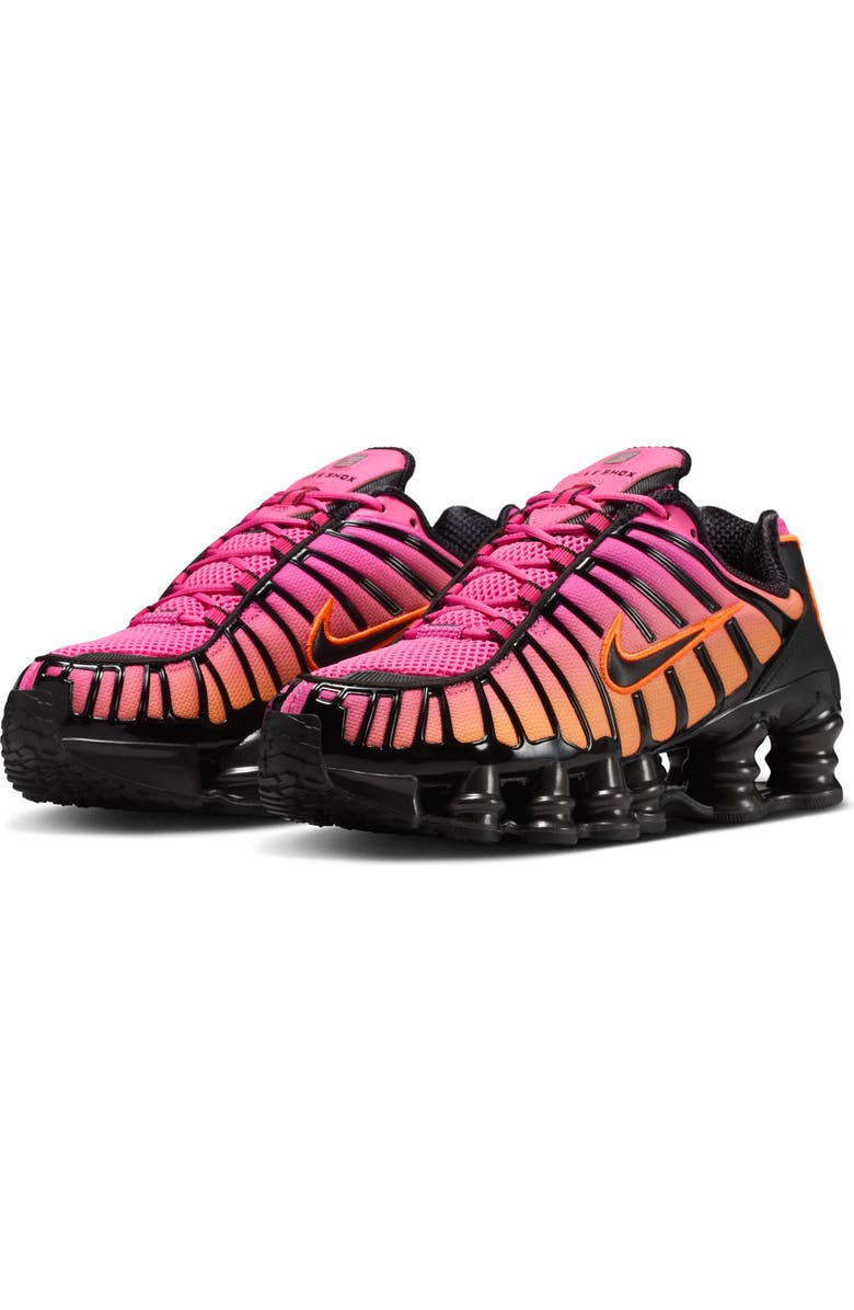 Nike Shox TL Sneaker, Main, color, Pinksicle/ Total Orange/ Black