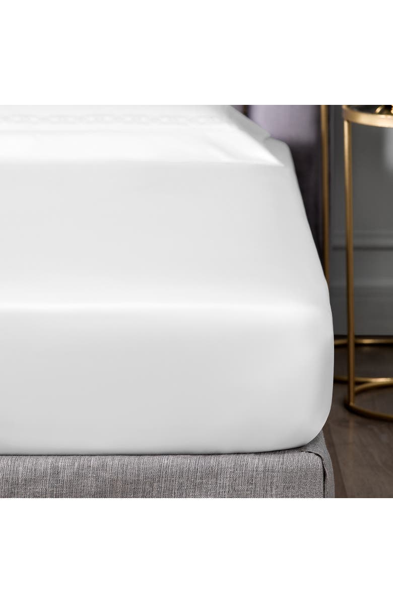 Togas Mia Fitted Sheet, Main, color, White
