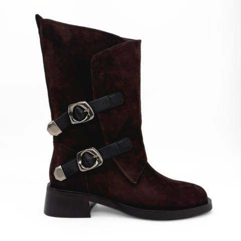 Remi Suede Moto Boots