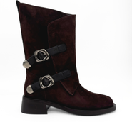 Amie Rafa Remi Suede Moto Boots